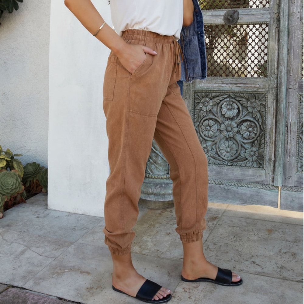VICI Doriana Cotton Pocketed Jogger Pants